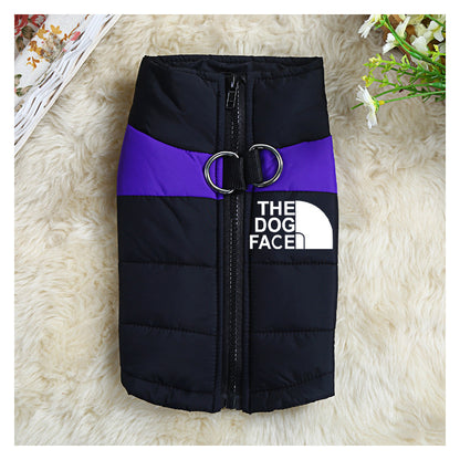 Waterproof Dog Clothes Pet Coat Winter Warm Vest Thickened Zipper Jacket Dog Clothes Small Medium Large Dogs