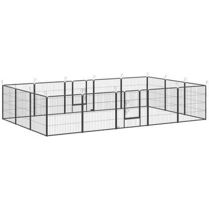 16 Panel Heavy Duty Puppy Play Pen for Small & Medium Dogs