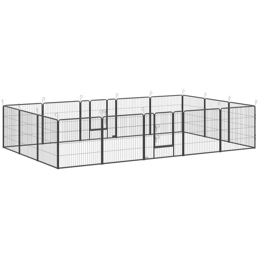 16 Panel Heavy Duty Puppy Play Pen for Small & Medium Dogs