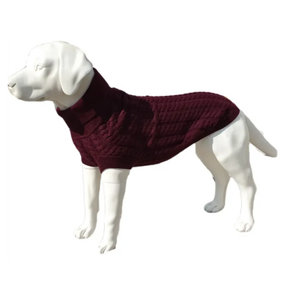 The Rascal Dog Jumper in Grape